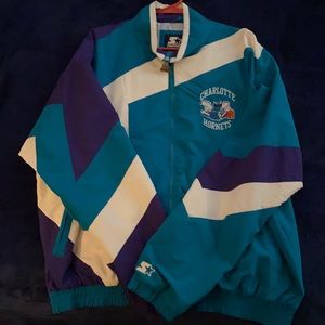 STARTER Charlotte Hornets Jacket. Sz/XL Never Worn